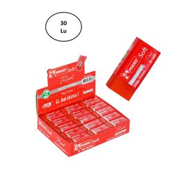 Mikro 2B-30RD 30'lu Kırmızı Soft Silgi