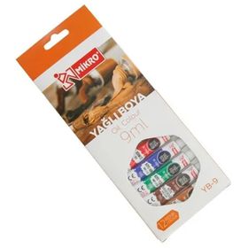 Mikro 6224 12 Renk 9 ml Yağlı Boya