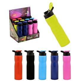 Mikro 750 ml mt 2628-12 Renkli Çelik Matara