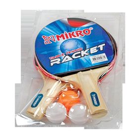 Mikro A-02 Çiftli 3 Toplu Masa Tenisi Raketi