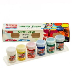 Mikro AB-06 6x15 ml Su Bazlı Akrilik Boya