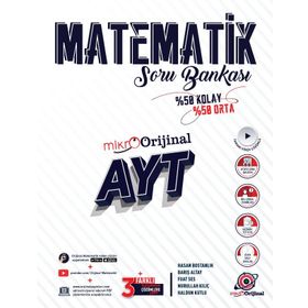 Mikro AYT Matematik Soru Bankası - Orijinal Yayınları