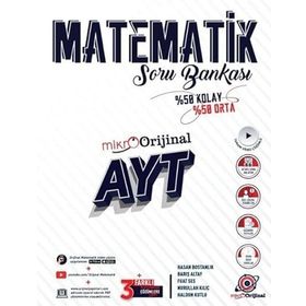 Mikro AYT Matematik Soru Bankası - Orijinal Yayınları