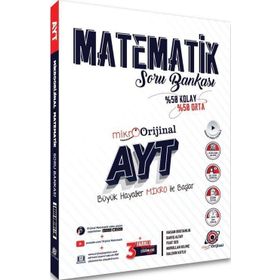 Mikro AYT Matematik Soru Bankası - Orijinal Yayınları