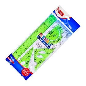 Mikro Fl-04 Flexible Esnek Cetvel 4'lü Çizim Seti