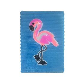 Mikro Flamingo PLS-08 Mavi Peluş Defter