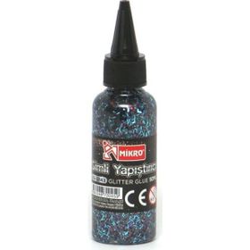 Mikro GG-1243 Mavi 50 ml Simli Yapıştırıcı
