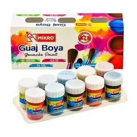 Mikro GJ-10 20 ml 10'lu Guaj Boya