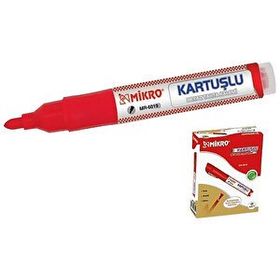 Mikro K-6019 24'lü Kırmızı Tahta Kalem Kartuşu