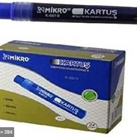 Mikro K-6019 Mavi Beyaz Tahta Kalem Kartuşu
