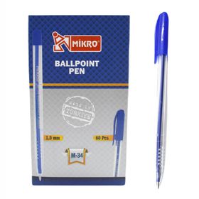 Mikro M-34 Mavi 60lı Tükenmez Kalem