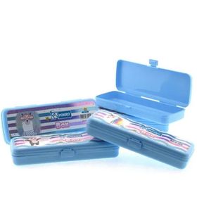 Mikro M-70 Plastik Kalem Kutusu Pastel Mavi