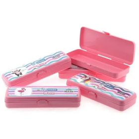 Mikro M-70 Plastik Kalem Kutusu Pastel Pembe