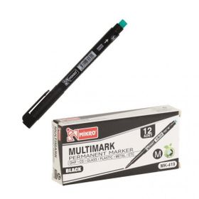 Mikro MK-419 Siyah S Permanent Asetat Kalem