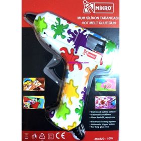 Mikro MK820 Desenli Silikon Tabancası