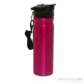 Mikro MT2850P 500 ml Pembe Çelik Matara