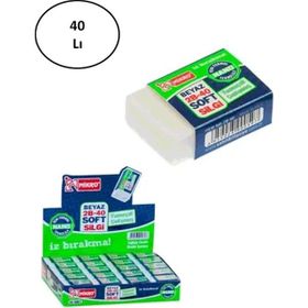 Mikro N2B40 Beyaz Soft Nano 40'lı Silgi