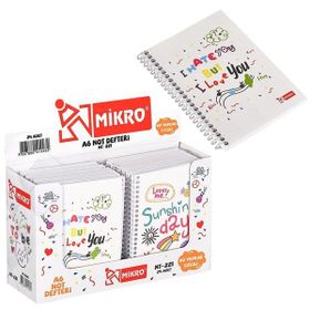 Mikro NT221 A6 60 Yaprak Çizgili Not Defteri