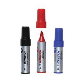 Mikro Permanent 7 mm Siyah Kesik Uçlu Markör
