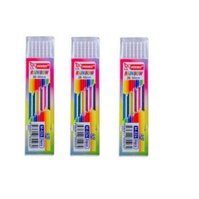 Mikro Rainbow 3 Adet 60 mm 2b 0.7 Uç Renkli Kalem Ucu