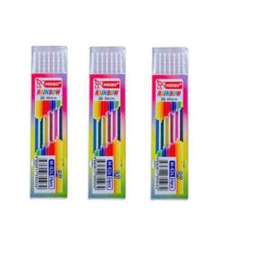 Mikro Rainbow 3 Adet 60 mm 2b 0.7 Uç Renkli Kalem Ucu
