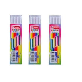 Mikro Rainbow 3 Adet 60 mm 2b 0.7 Uç Renkli Kalem Ucu