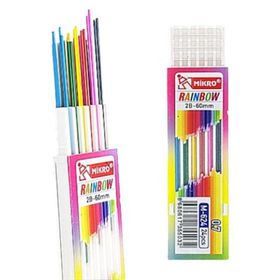 Mikro Rainbow 60 mm 2b 0.7 Uç Renkli Kalem Ucu