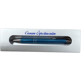 Mikro TS-2024 Canım Öğretmenim Açık Mavi Tükenmez Kalem Seti