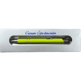 Mikro TS-2024 Canım Öğretmenim Neon Sarı Tükenmez Kalem Seti