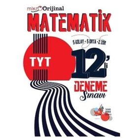 Mikro TYT Matematik 12'li Deneme Sınavı - Orijinal Yayınları