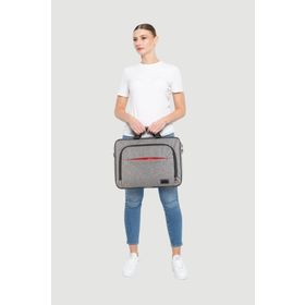 Mila T304 Business 15.6 inç Gri Su Geçirmez Laptop Çantası