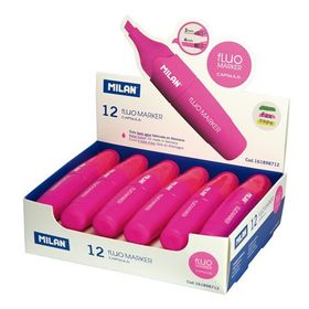 Milan 161898712 Capsule Pembe 12'li Fosforlu Kalem