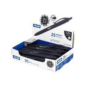 Milan 176511925 P1 Siyah Basmalı 25 Adet Tükenmez Kalem