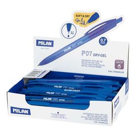 Milan 176540125 Dry-Gel P07 Mavi 25 Adet Jel Kalem