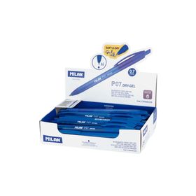 Milan 176540125 Dry-Gel P07 Mavi 25 Adet Jel Kalem