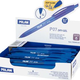 Milan 176540125 Dry-Gel P07 Mavi 25 Adet Jel Kalem