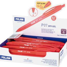 Milan 176542125 Dry-Gel P07 25 Adet Kırmızı Jel Kalem