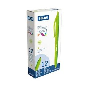 Milan 176552212 P1 Touch Yeşil 12 Adet Tükenmez Kalem
