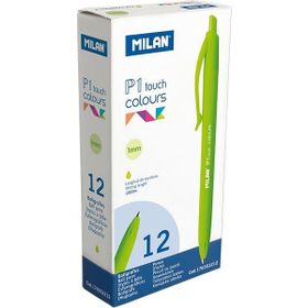 Milan 176552212 P1 Touch Yeşil 12 Adet Tükenmez Kalem
