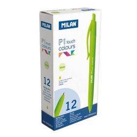 Milan 176552212 P1 Touch Yeşil 12 Adet Tükenmez Kalem
