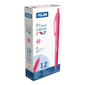 Milan 176553212 P1 Touch Pembe 12 Adet Tükenmez Kalem