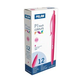 Milan 176553212 P1 Touch Pembe 12 Adet Tükenmez Kalem