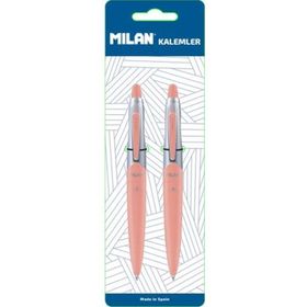 Milan 1765649120 Silver 2'li Blister Mavi Tükenmez Kalem