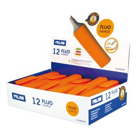 Milan 80038 Fluo 12'li Turuncu Fosforlu Kalem