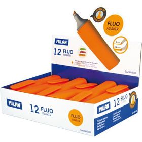 Milan 80038 Fluo 12'li Turuncu Fosforlu Kalem