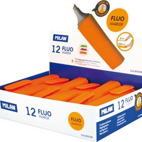 Milan 80038 Fluo 12'li Turuncu Fosforlu Kalem