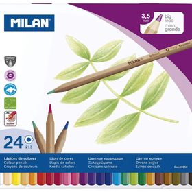 Milan 80058 24 Renk Kuru Boya Kalemi