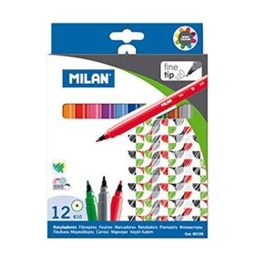 Milan M80158 12'li Kutu Keçeli Kalem