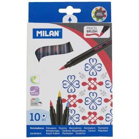 Milan N:0612610 10'lu Brush Fırça Uçlu Kalem
