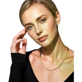 Milas 14 Ayar 70 cm İnce Pullu Zincir